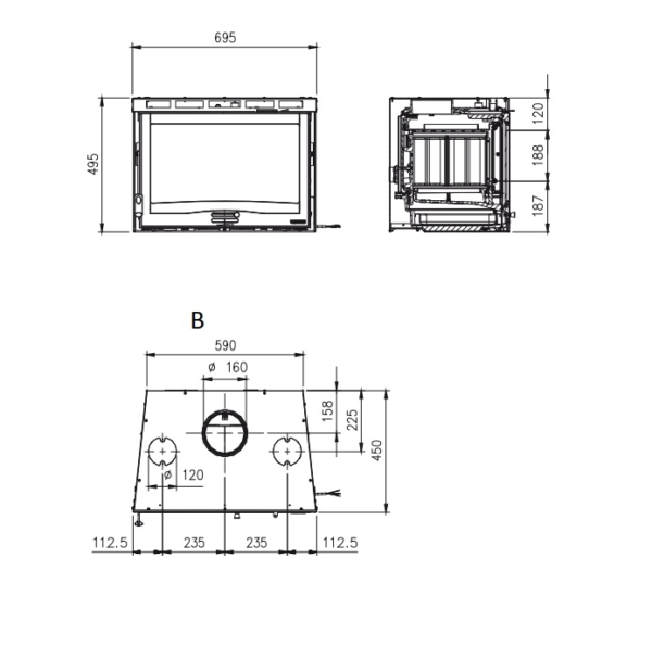 La Nordica Insert 70 H49 4.0 Ventilato - Image 2